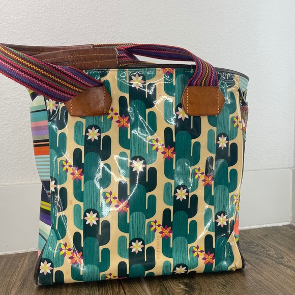 Consuela Dezi Classic Tote Bag Large Rare Colorway Cactus Floral - Picture 5 of 16